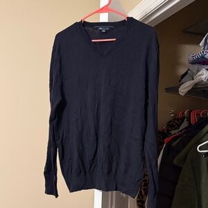 GAP Men's Black V-Neck Sweater
